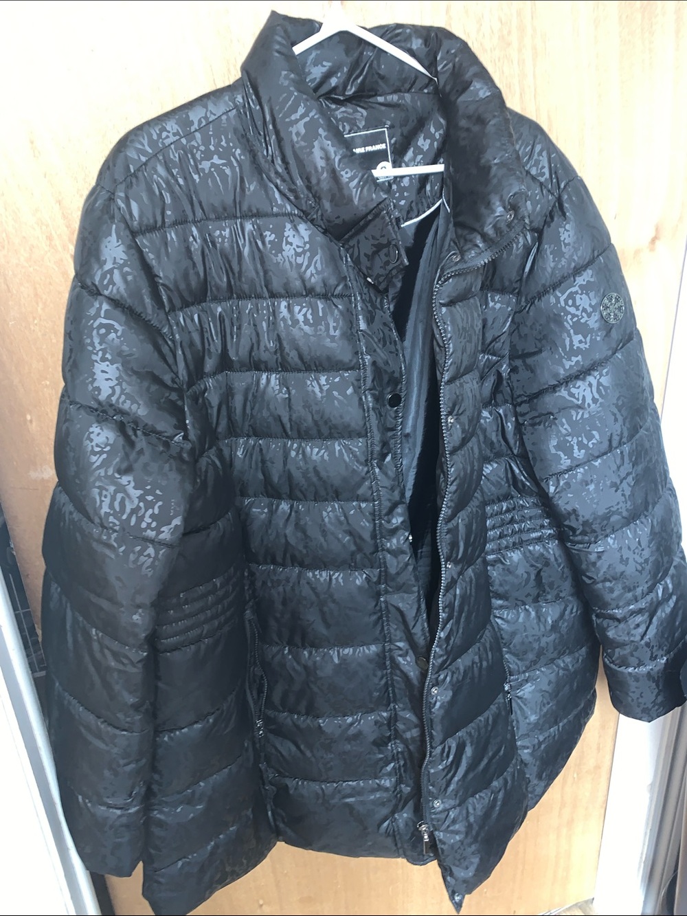 3X Claire France Women's Quilted Puffer Coat